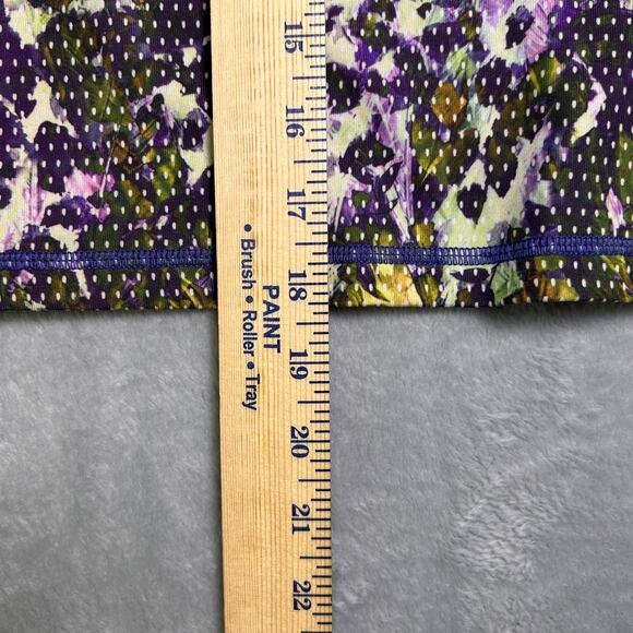 Lululemon Power Y Tank Womens 2 Shelf Bra Fall Floral Multicolor Stretch Active - Picture 7 of 9